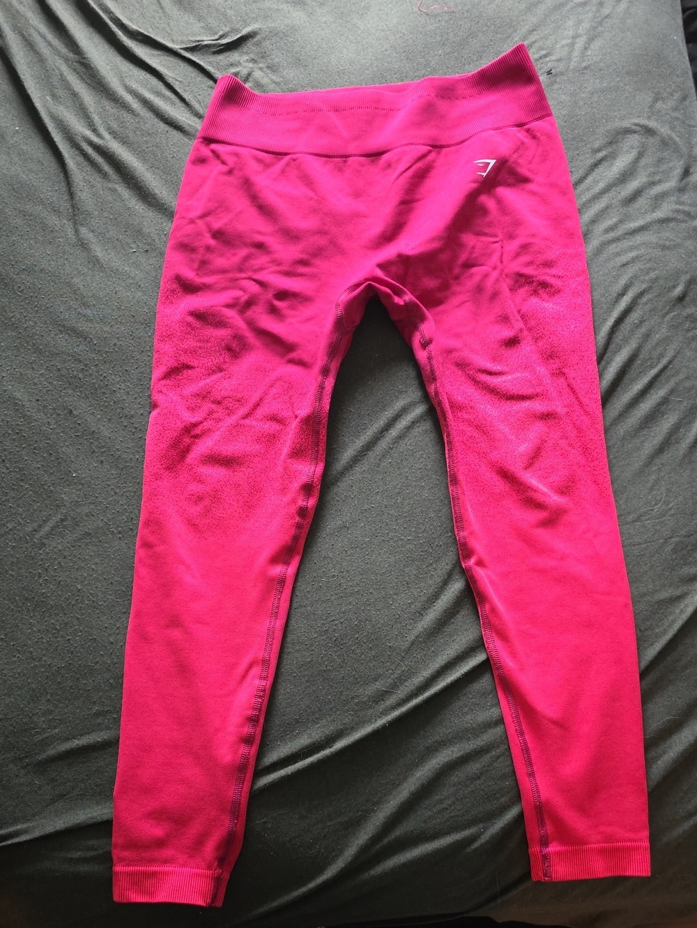 Gymshark Hot Pink Gradient Seamless Leggings